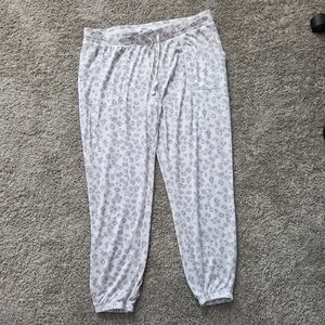 Sonoma Leopard Print Lounge Joggers Women’s XL Cozy Athleisure Pants